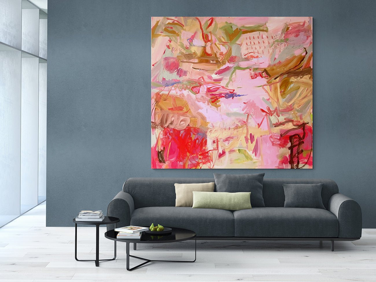 Longing For Paradise IV - Petra Schott - Abstract Painting - Ideelart