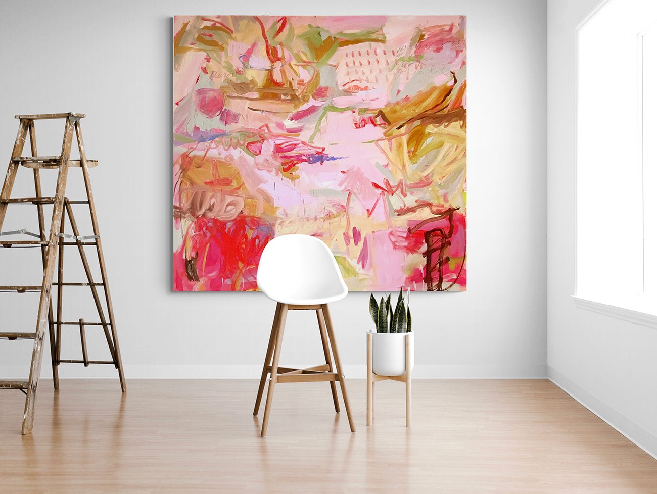 Longing For Paradise IV - Petra Schott - Abstract Painting - Ideelart