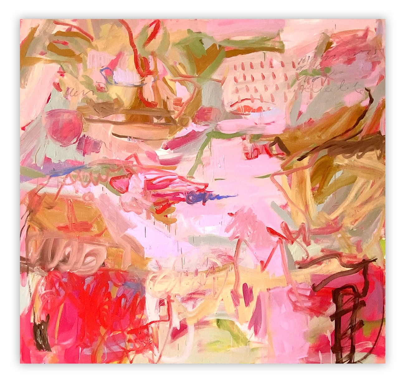 Longing For Paradise IV - Petra Schott - Abstract Painting - Ideelart