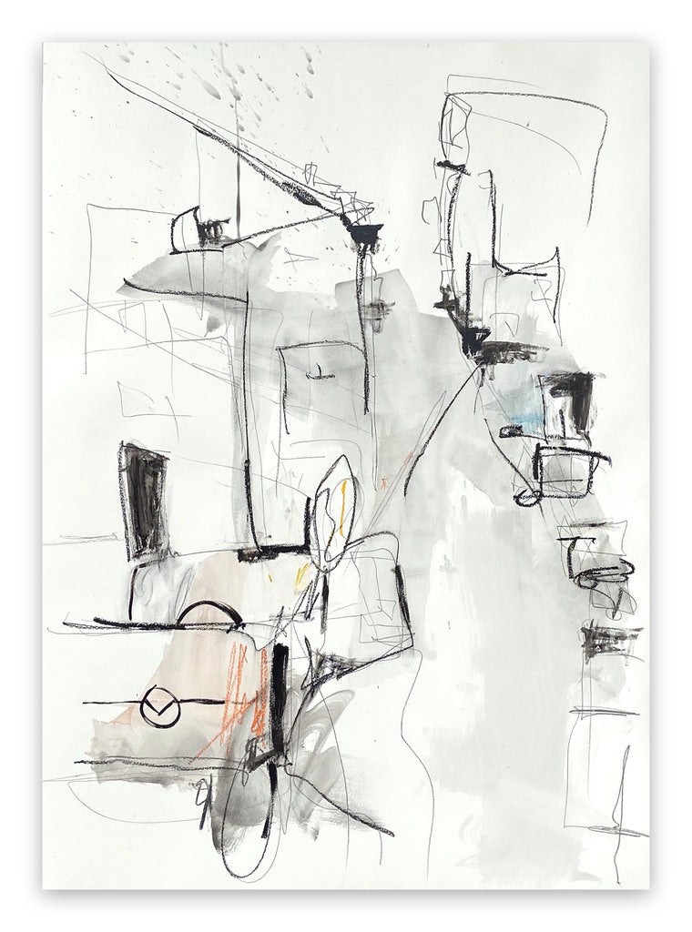 Lux on the 5th - Adrienn Krahl - Abstract Painting - Ideelart