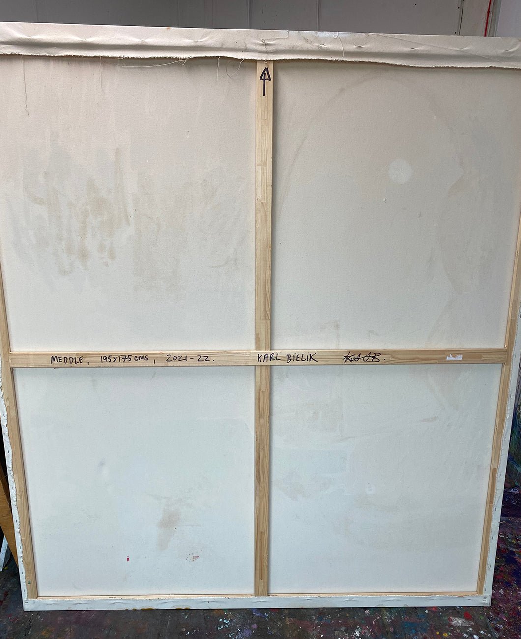Meddle - Karl Bielik - Abstract Painting - Ideelart
