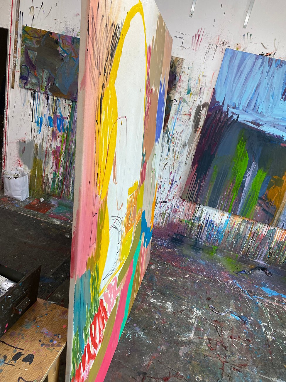 Meddle - Karl Bielik - Abstract Painting - Ideelart