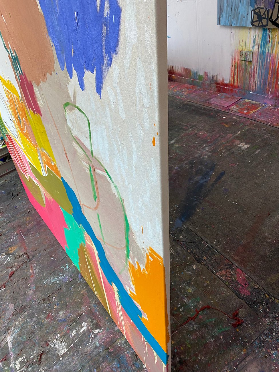 Meddle - Karl Bielik - Abstract Painting - Ideelart