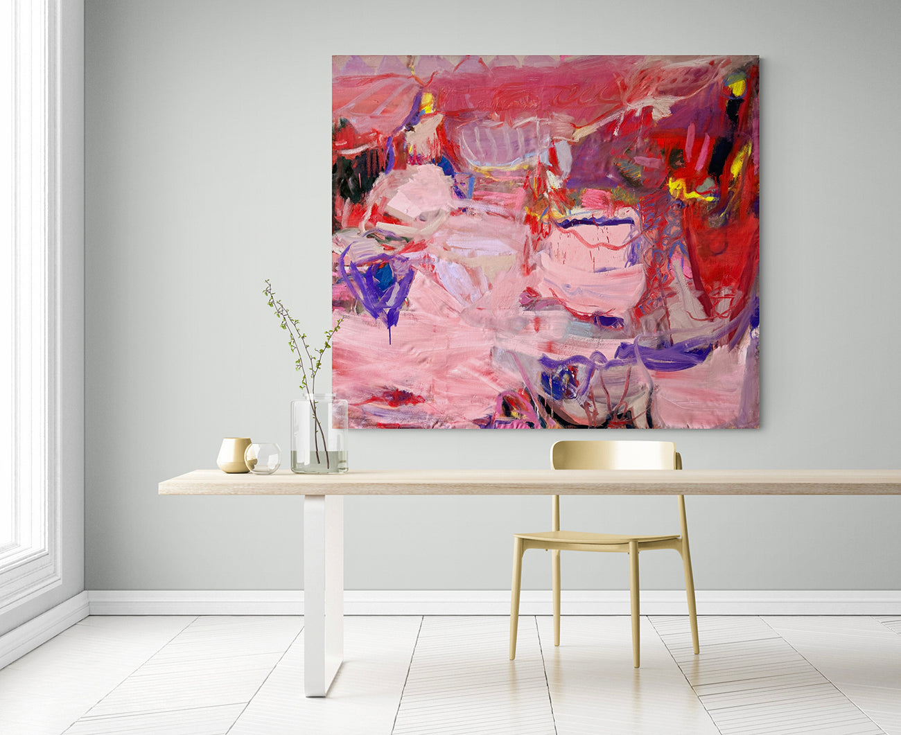 Meeting Pleasure, Meeting Pain - Petra Schott - Abstract Painting - Ideelart