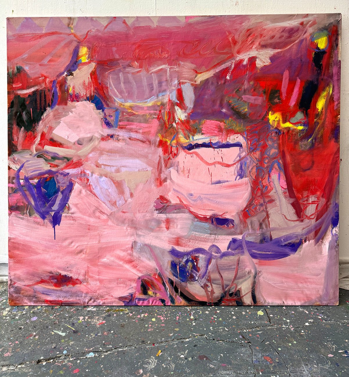 Meeting Pleasure, Meeting Pain - Petra Schott - Abstract Painting - Ideelart