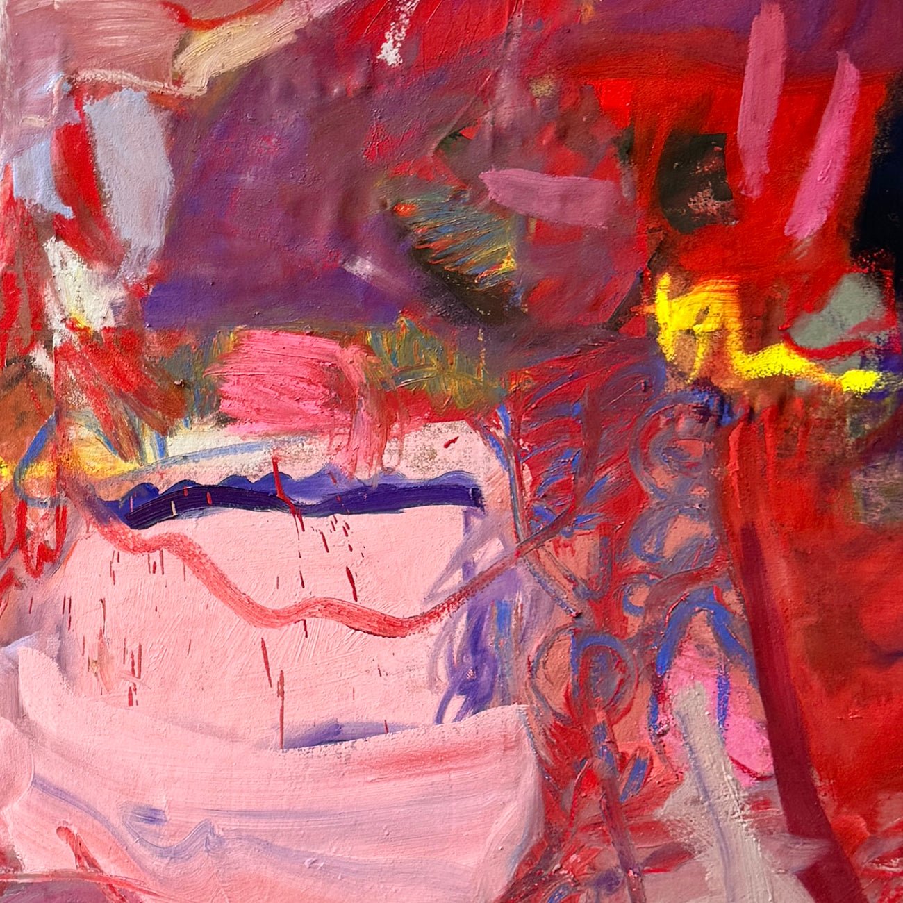 Meeting Pleasure, Meeting Pain - Petra Schott - Abstract Painting - Ideelart