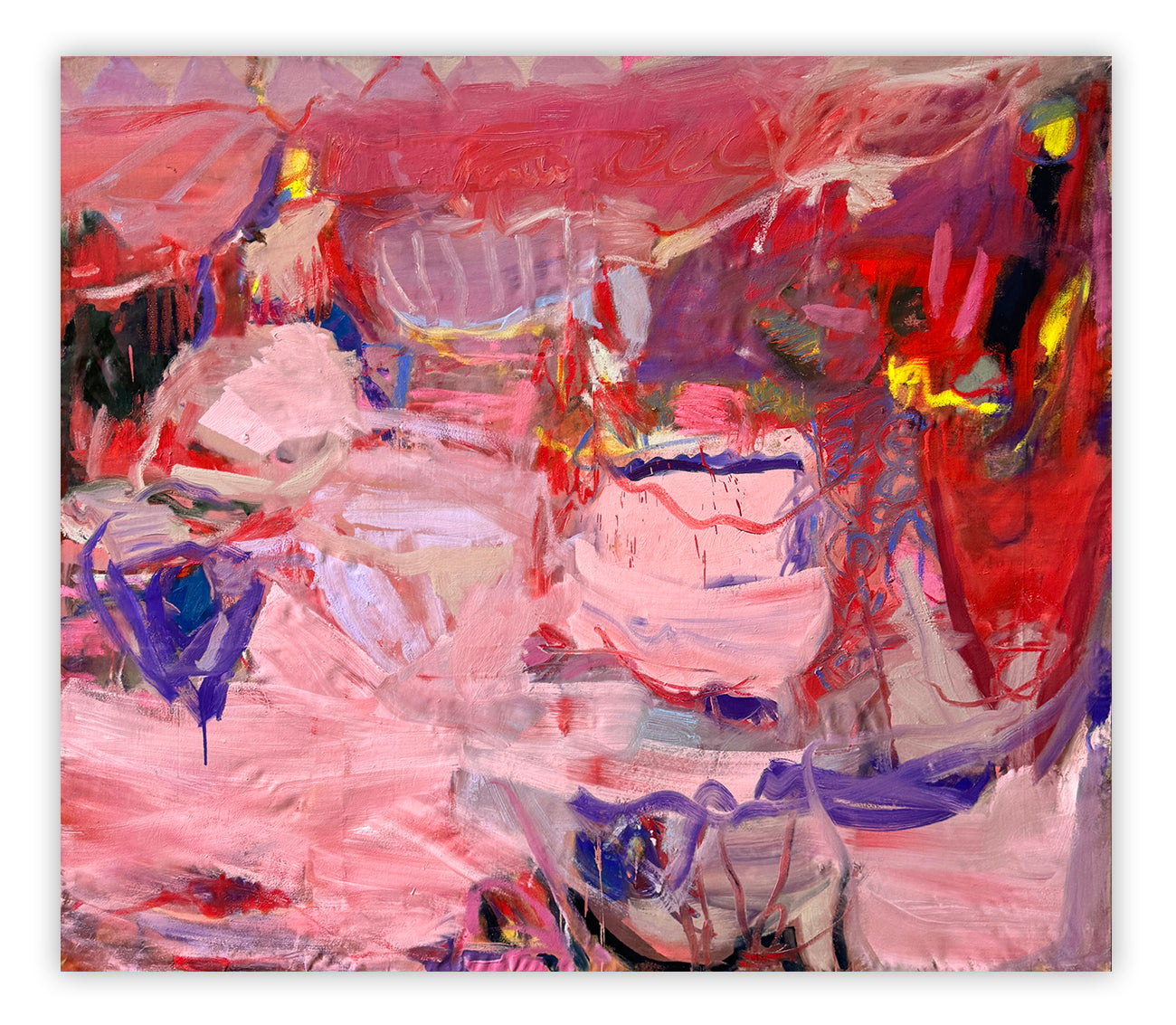 Meeting Pleasure, Meeting Pain - Petra Schott - Abstract Painting - Ideelart