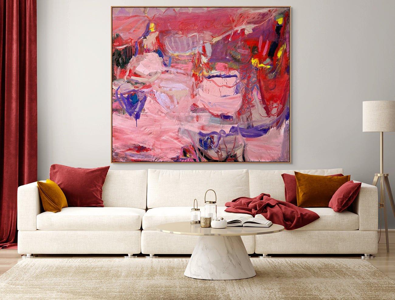 Meeting Pleasure, Meeting Pain - Petra Schott - Abstract Painting - Ideelart