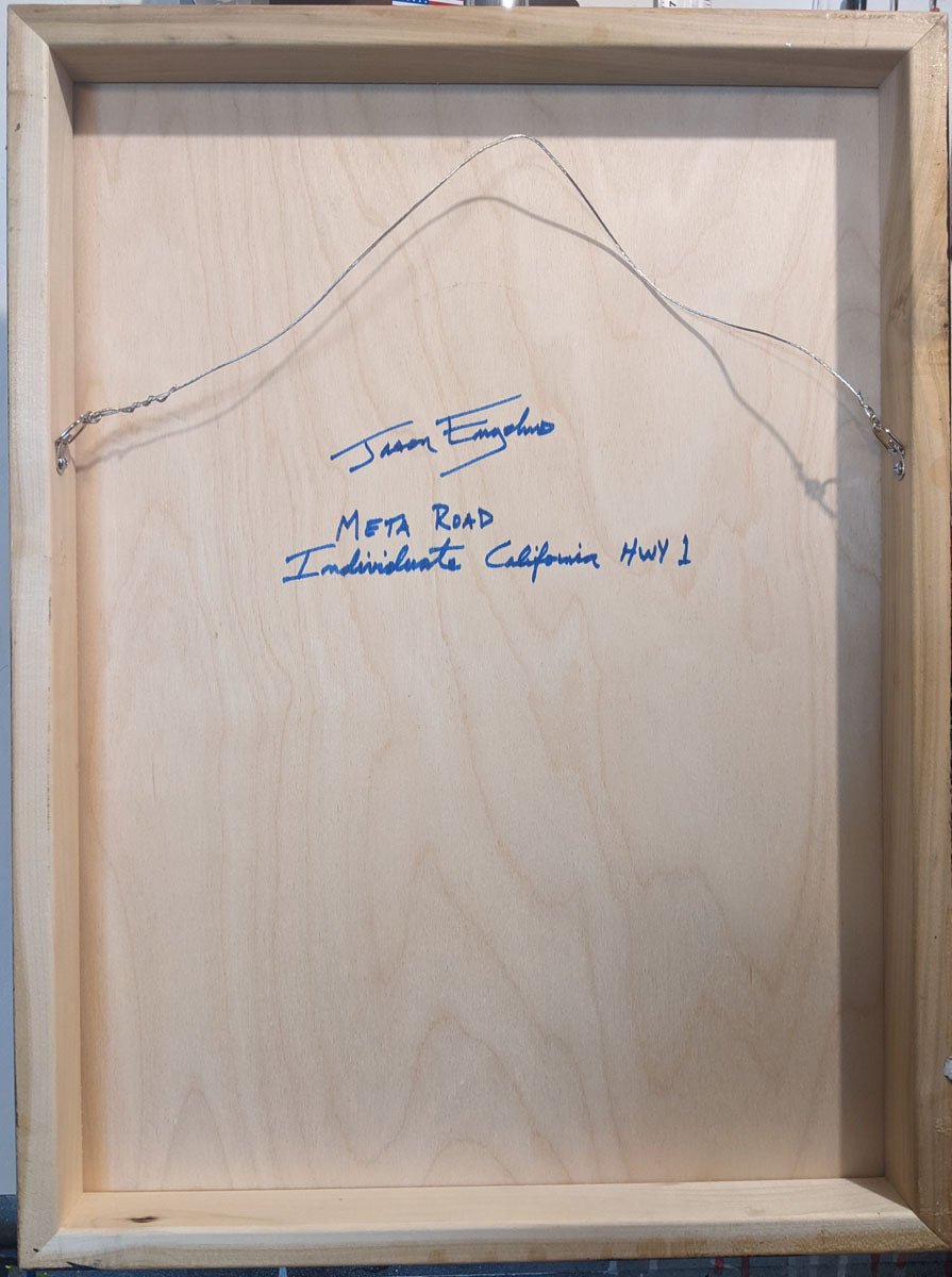 Meta Road, Individuate, California Hwy 1 - Jason Engelund - Abstract Painting - Ideelart