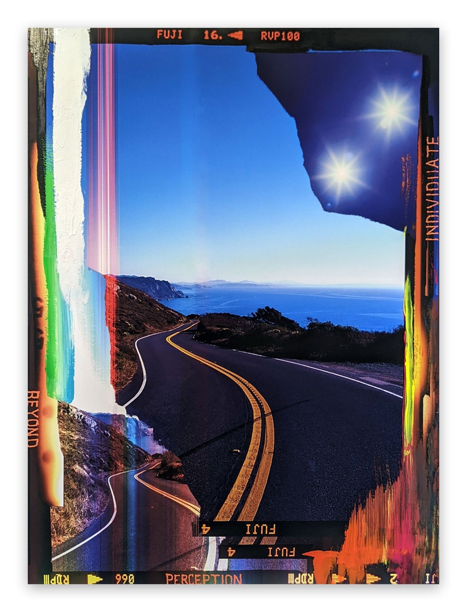 Meta Road, Individuate, California Hwy 1 - Jason Engelund - Abstract Painting - Ideelart