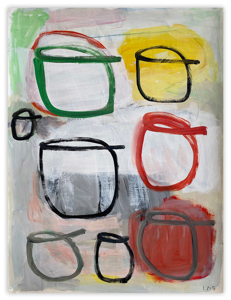 Morning routine - Laura Basterra Sanz - Abstract Painting - Ideelart