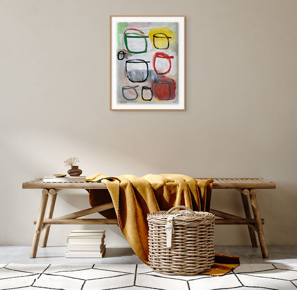 Morning routine - Laura Basterra Sanz - Abstract Painting - Ideelart