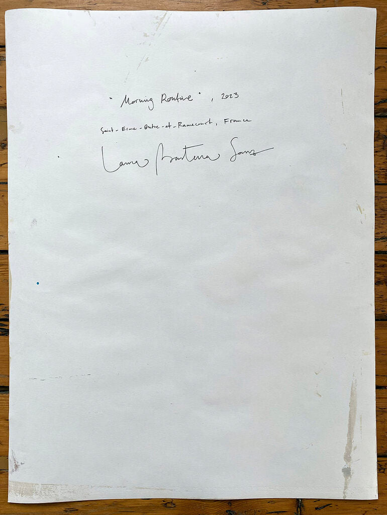 Morning routine - Laura Basterra Sanz - Abstract Painting - Ideelart