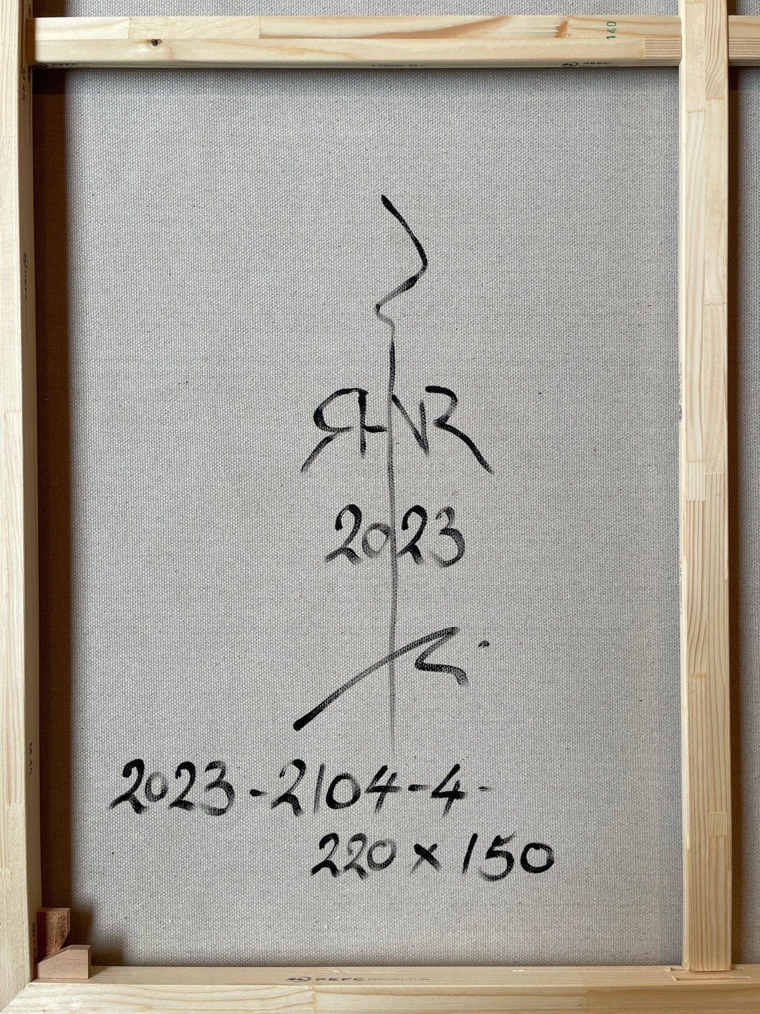 Abstract informal 2023 - 2104 - 4 - Robert Niesse - Abstract Painting - Ideelart