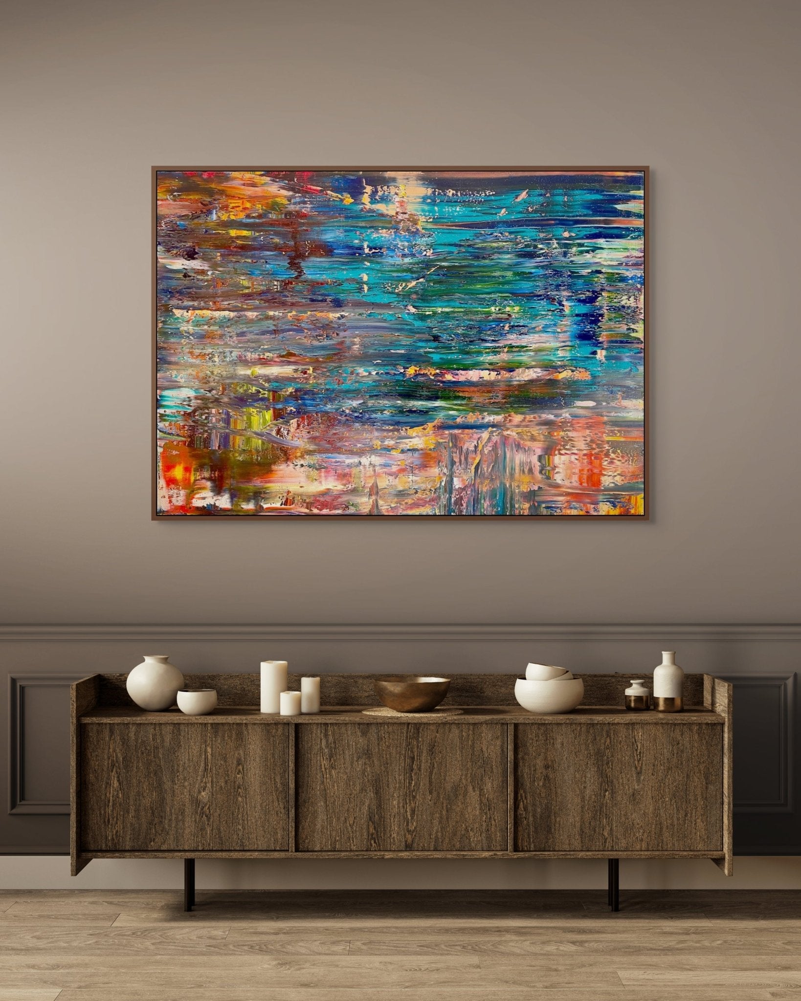 Abstract informal 2024 - 2111 - 1 - Robert Niesse - Abstract Painting - Ideelart