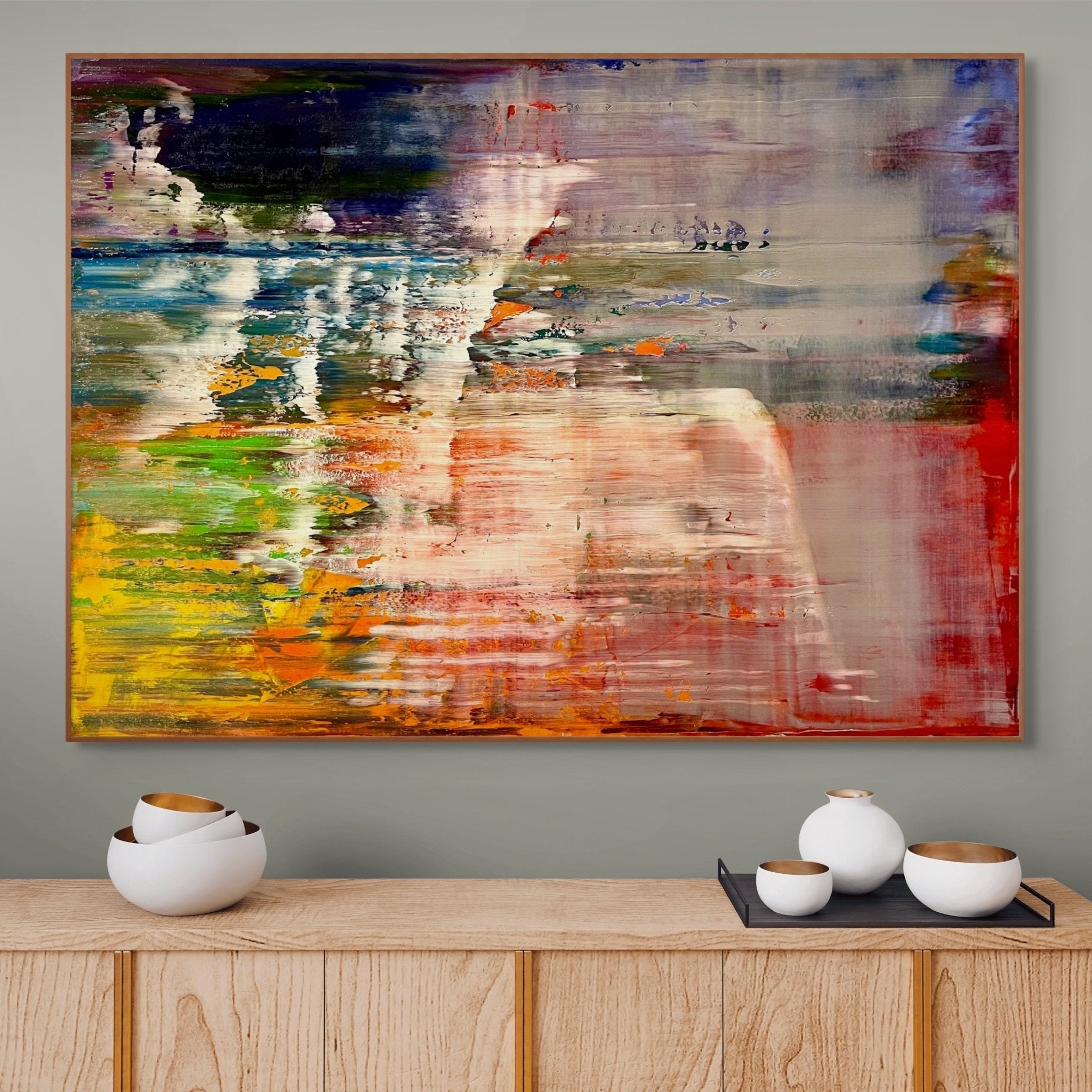 Abstract informal 2024 - 2121 - 5 - Robert Niesse - Abstract Painting - Ideelart