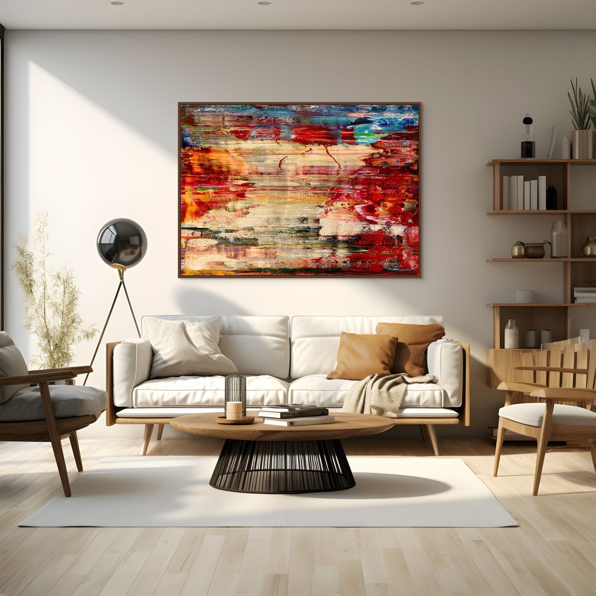 Abstract informal 2024 - 2121 - 6 - Robert Niesse - Abstract Painting - Ideelart