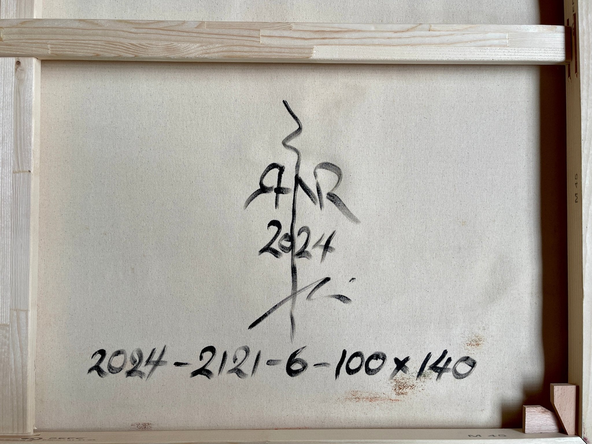 Abstract informal 2024 - 2121 - 6 - Robert Niesse - Abstract Painting - Ideelart