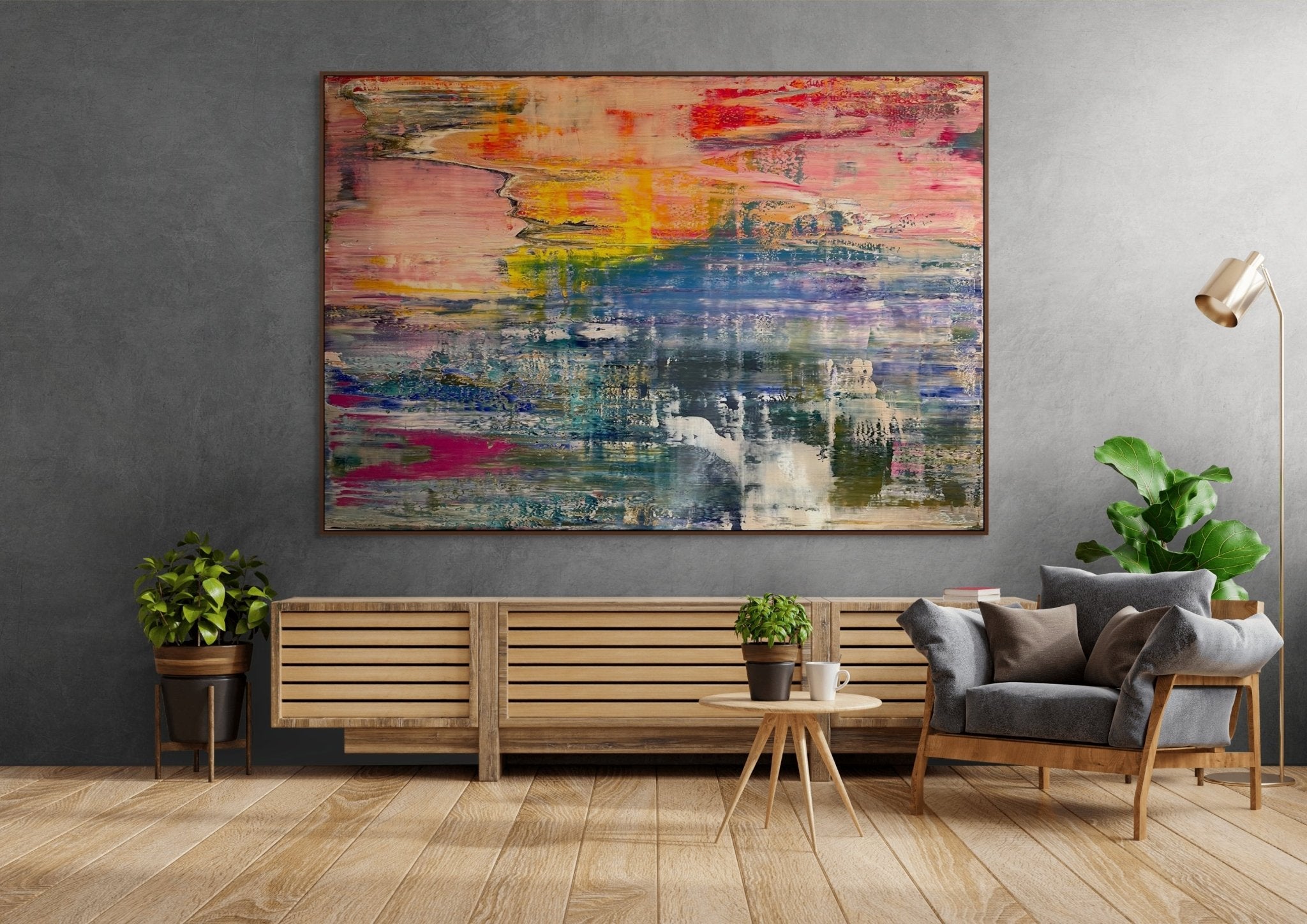 Abstract informal 2024 - 2130 - 1 - Robert Niesse - Abstract Painting - Ideelart