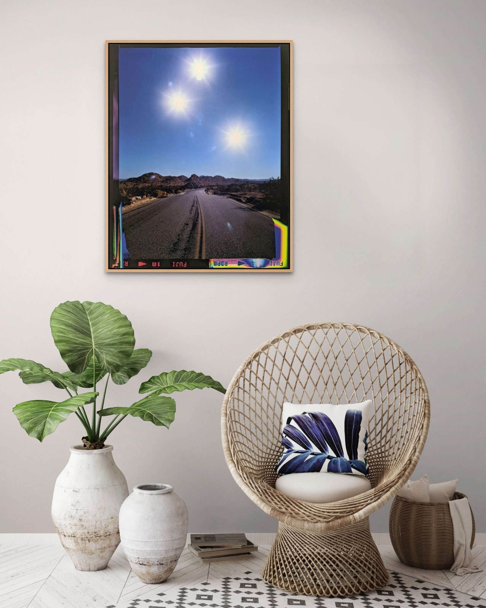 Ouroboros suns desert road - Jason Engelund - Abstract Photography - Ideelart