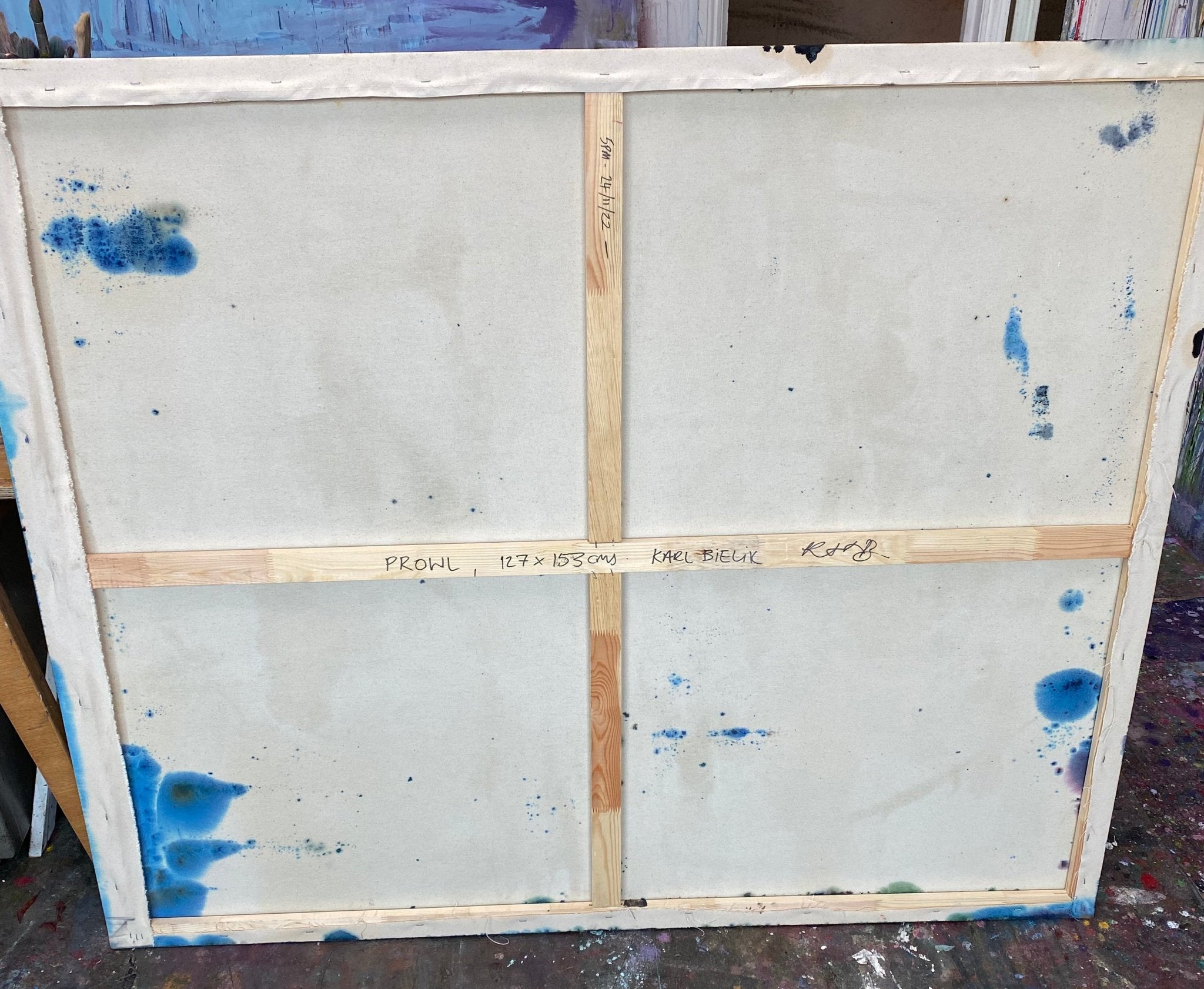 Prowl - Karl Bielik - Abstract Painting - Ideelart