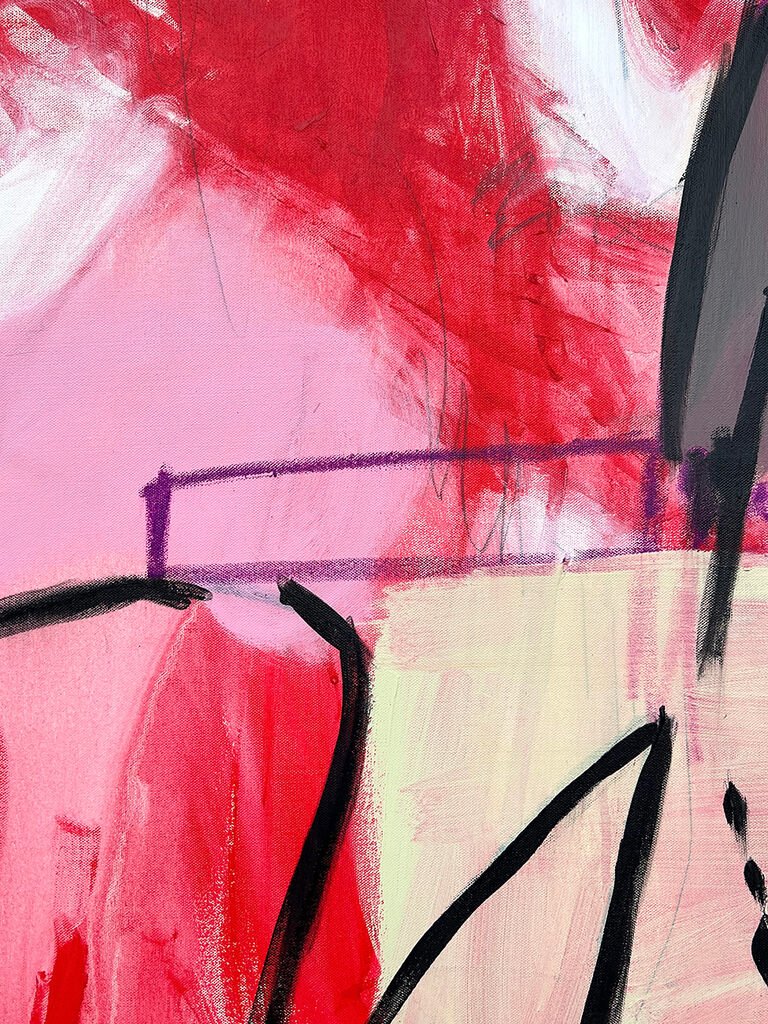 Pebble In The Sky - Adrienn Krahl - Abstract Painting - Ideelart