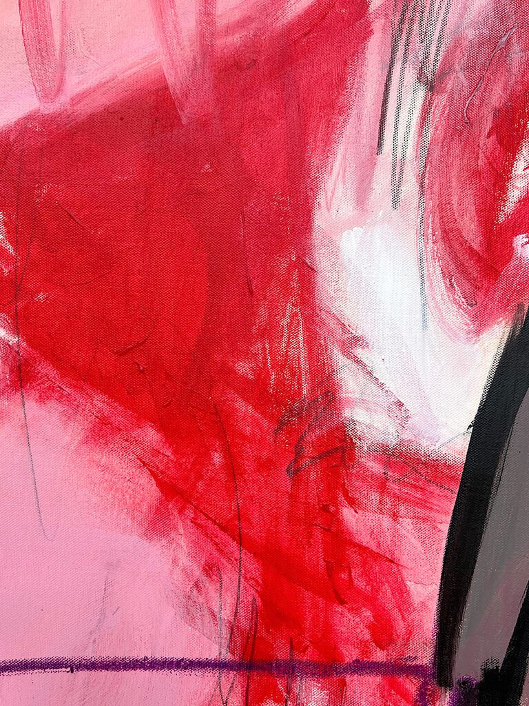 Pebble In The Sky - Adrienn Krahl - Abstract Painting - Ideelart