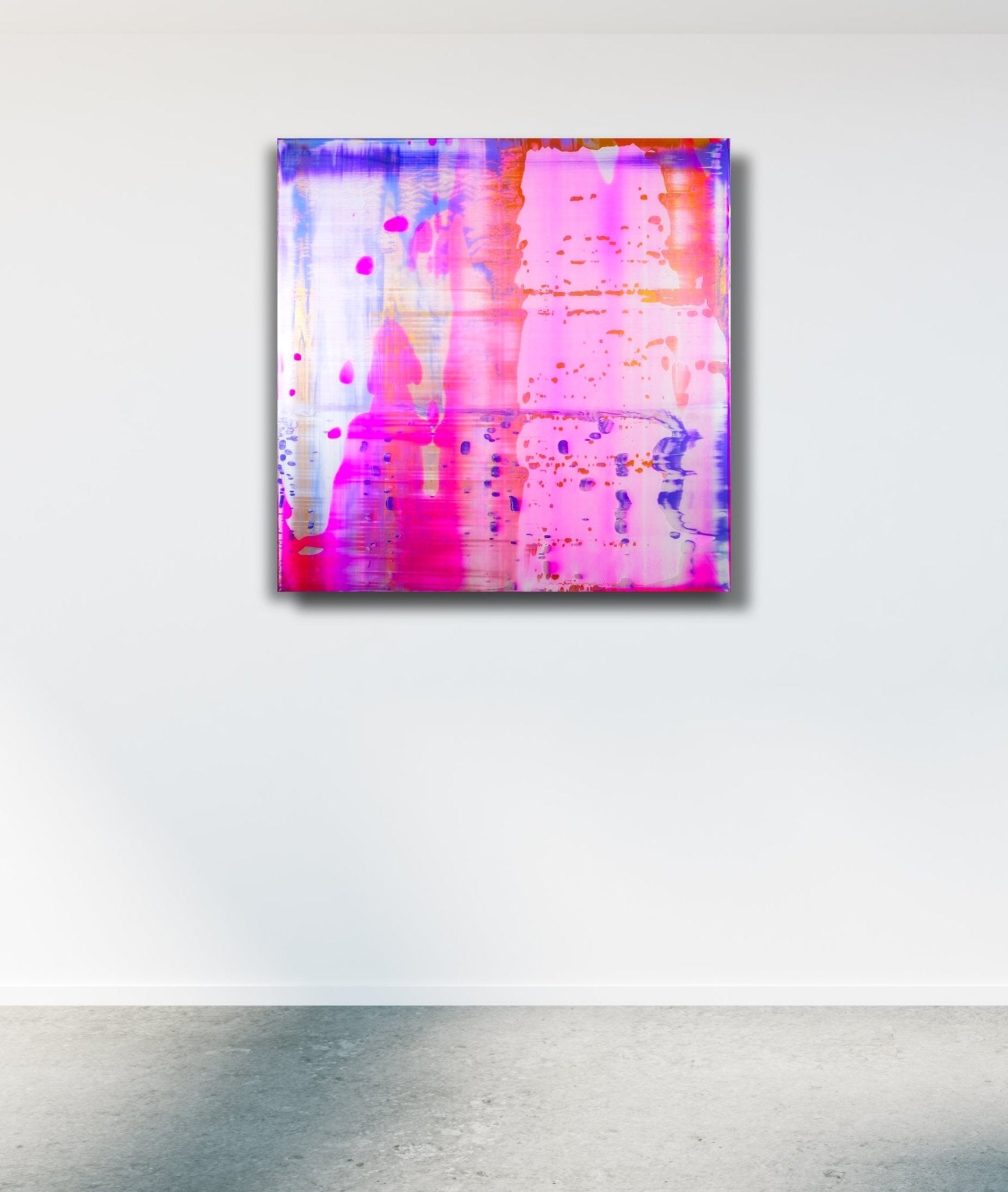 Pink Lush - Danny Giesbers - Abstract Painting - Ideelart