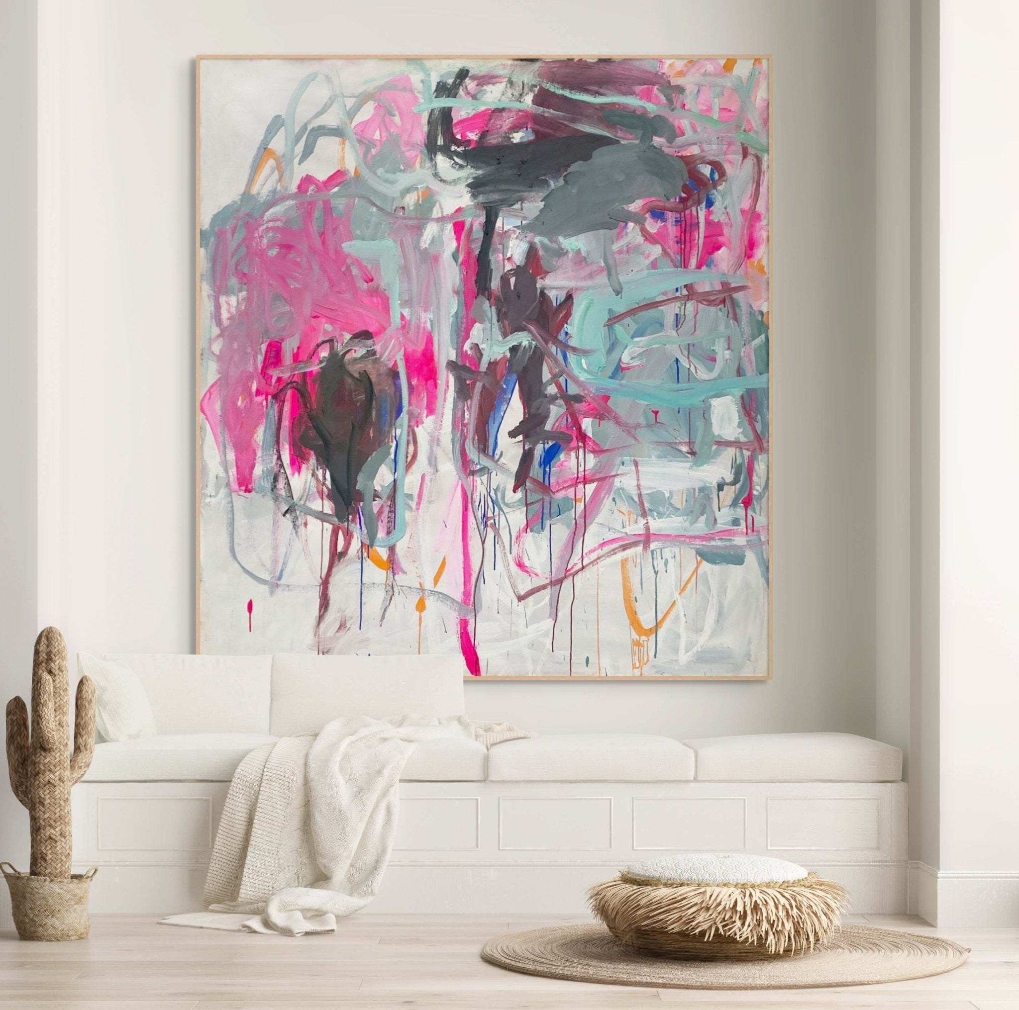 Flower Beach - Macha Poynder - Abstract Painting - Ideelart