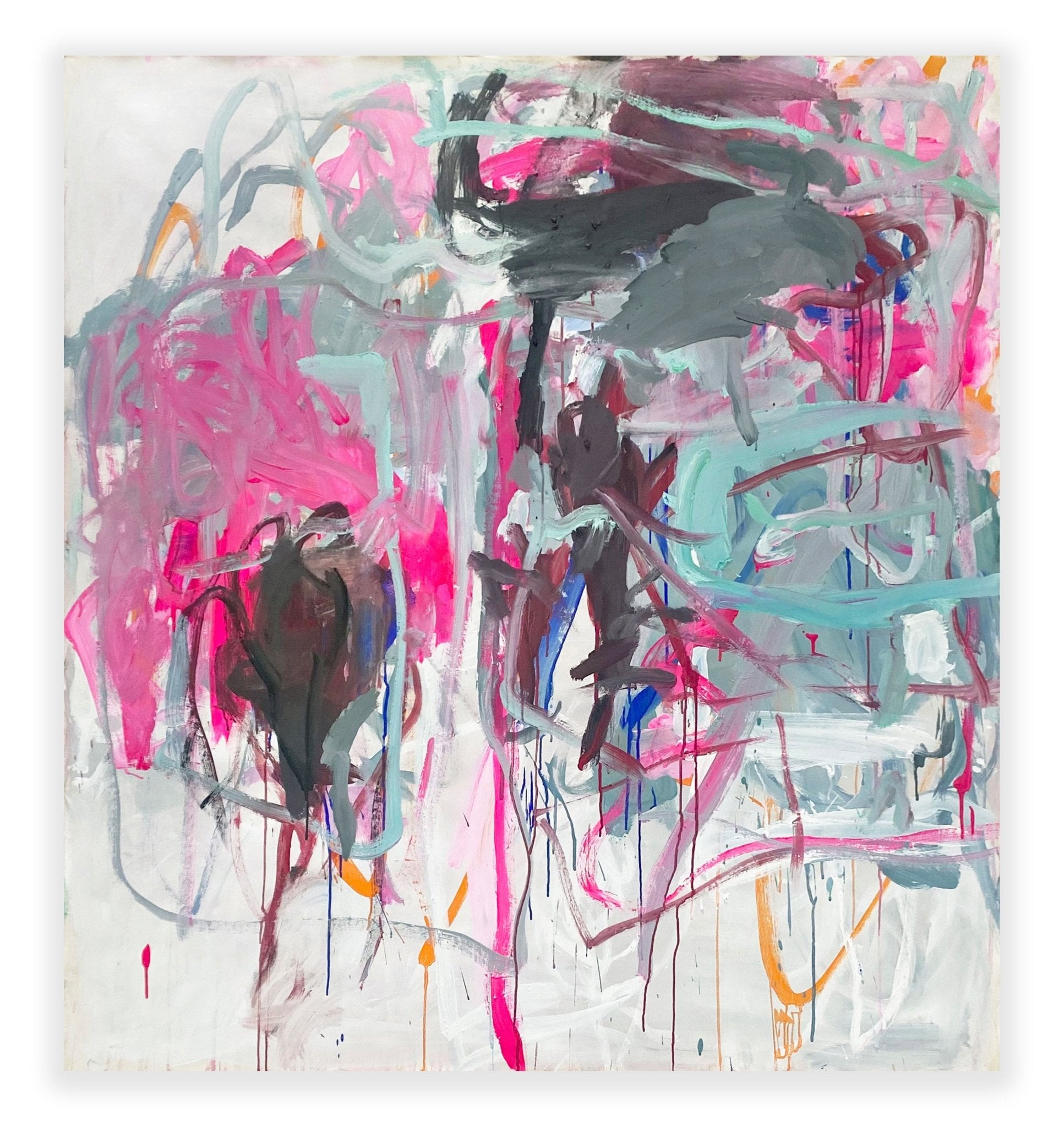 Flower Beach - Macha Poynder - Abstract Painting - Ideelart