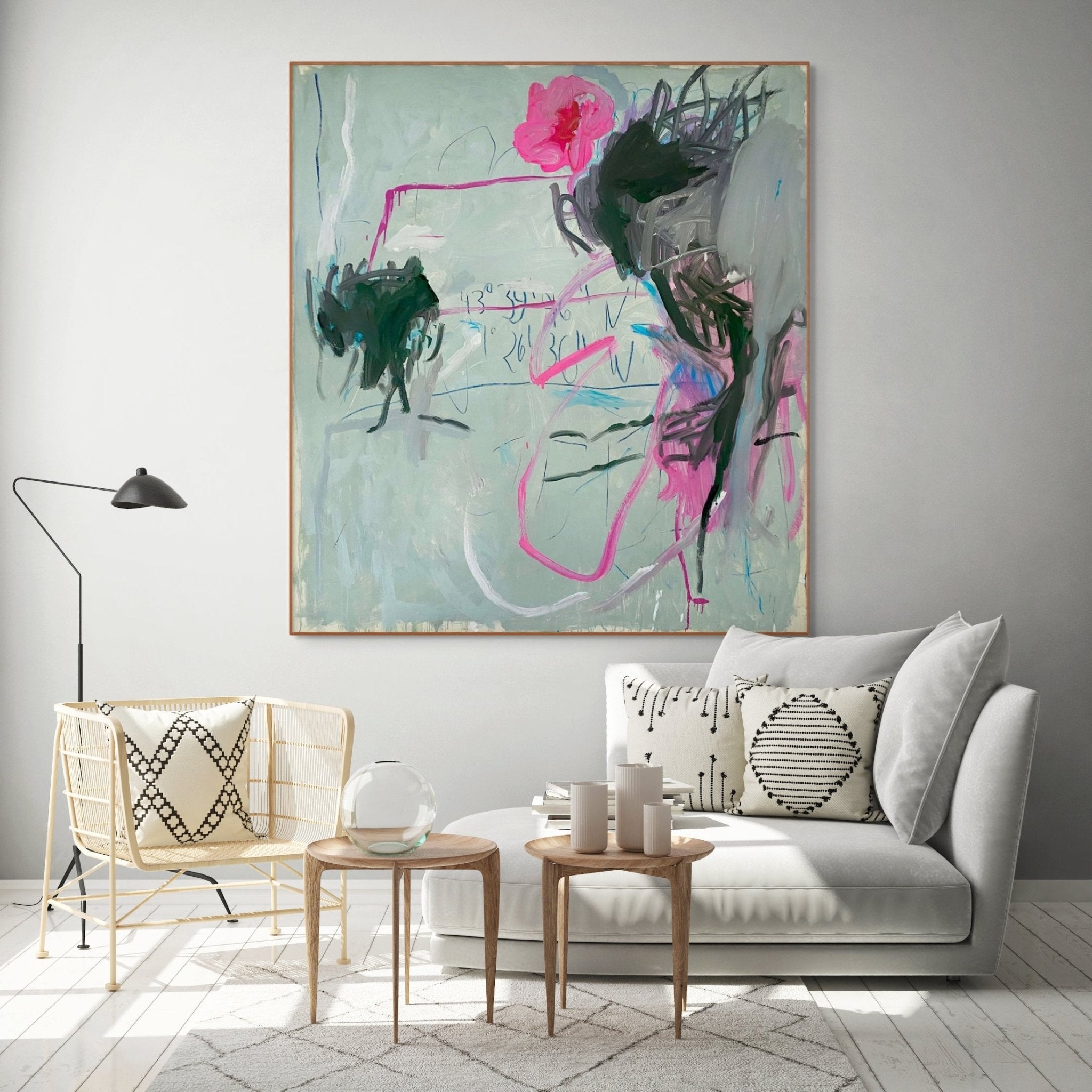 In Ways You Can't Imagine Yet - Macha Poynder - Abstract Painting - Ideelart