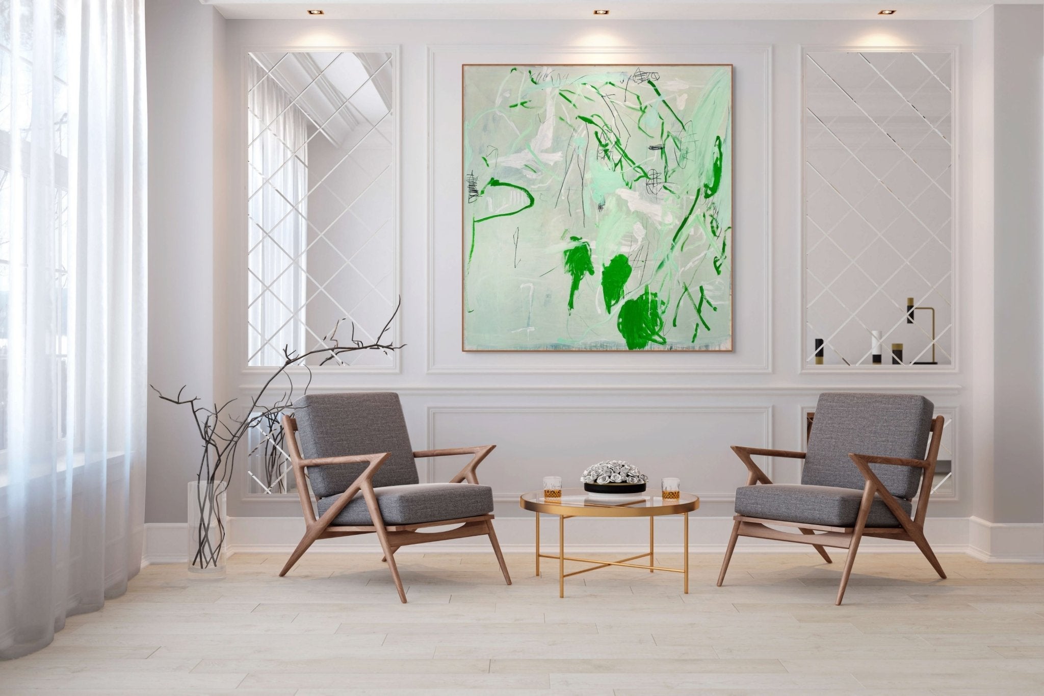 Magnetic Influences - Macha Poynder - Abstract Painting - Ideelart