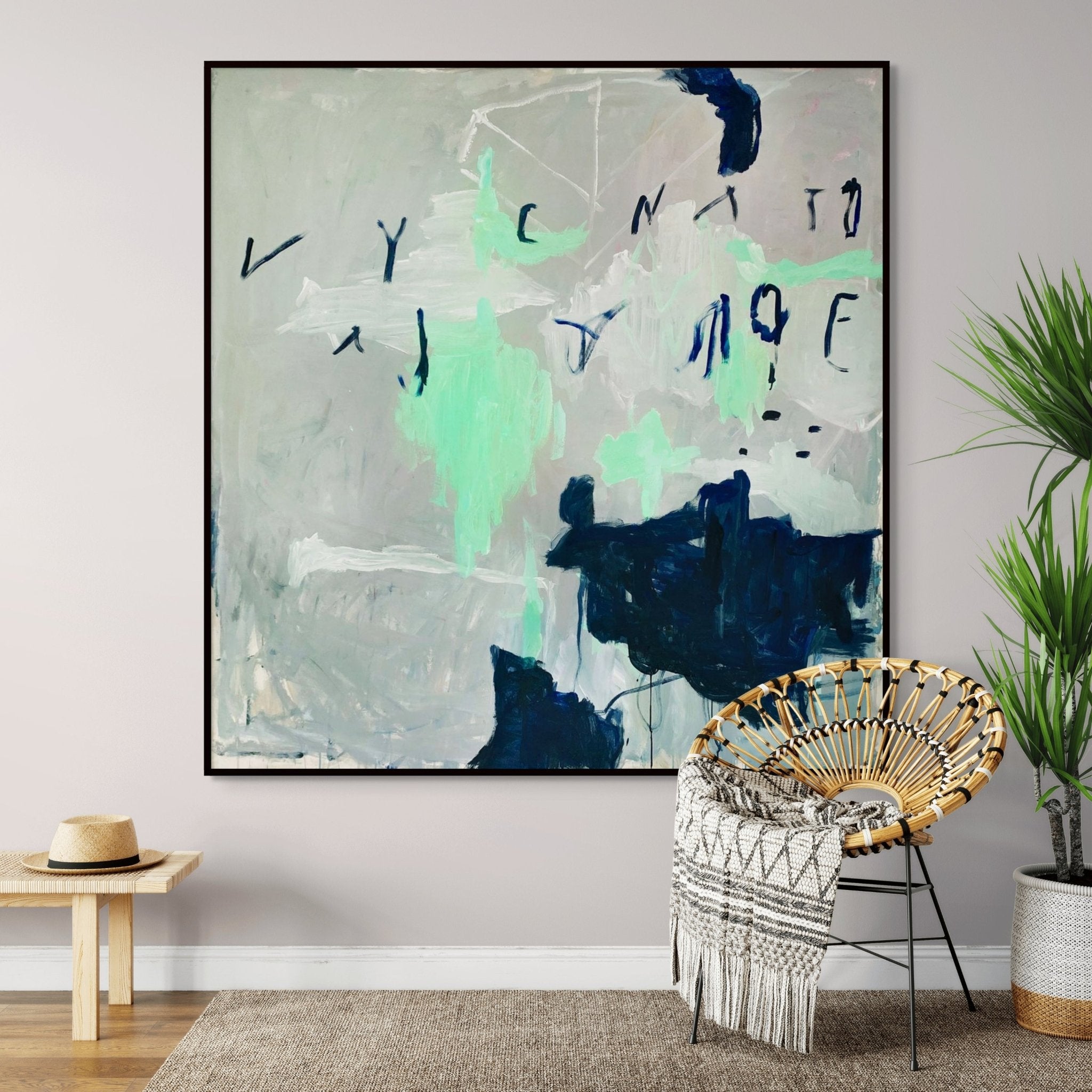 Short Hours (Can You Hear Me?) - Macha Poynder - Abstract Painting - Ideelart