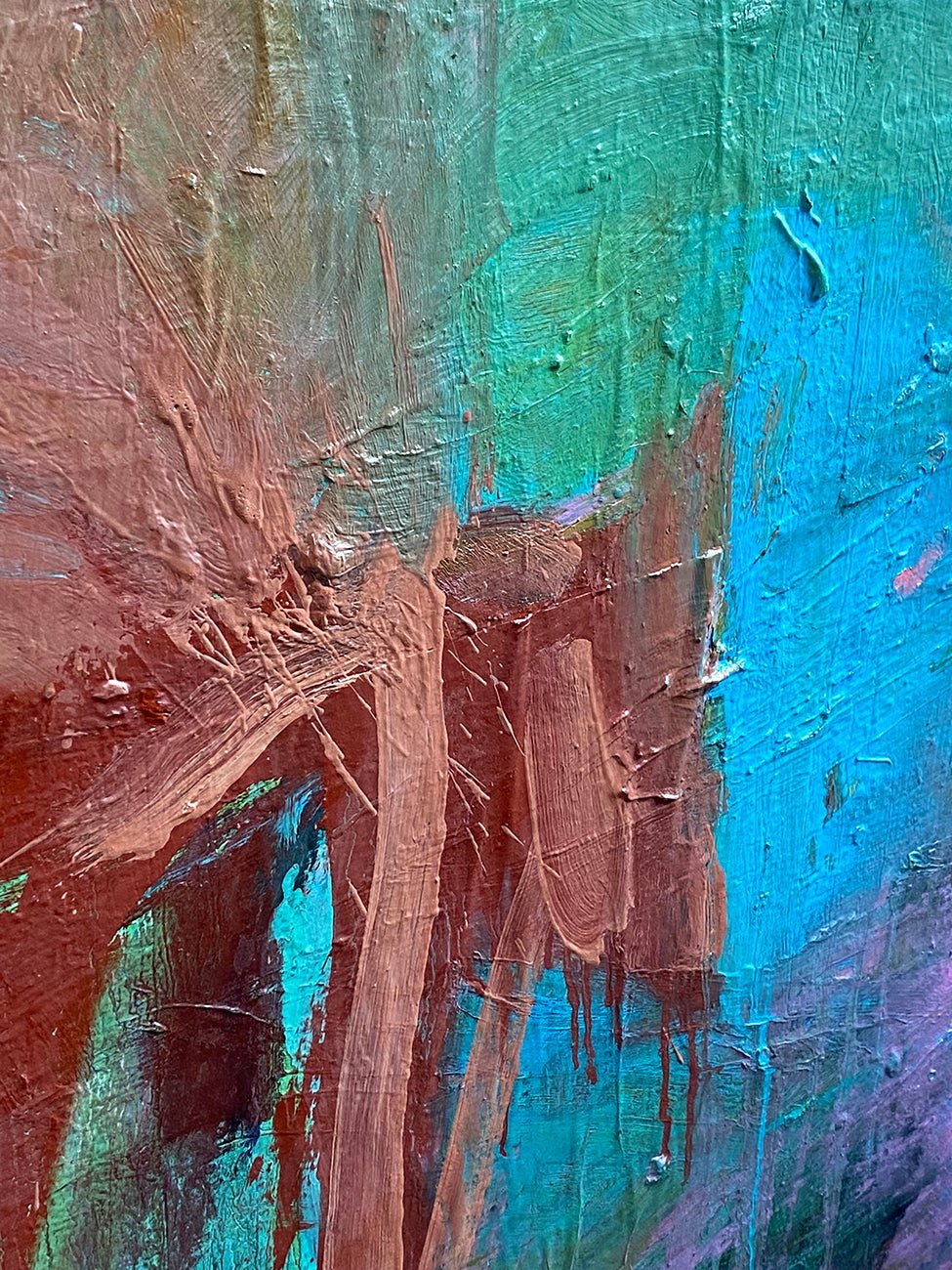 Rattle - Karl Bielik - Abstract Painting - Ideelart