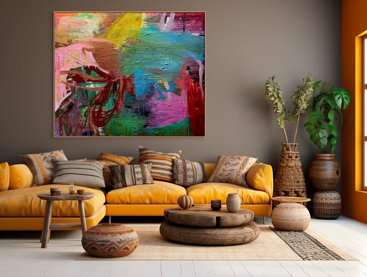 Rattle - Karl Bielik - Abstract Painting - Ideelart