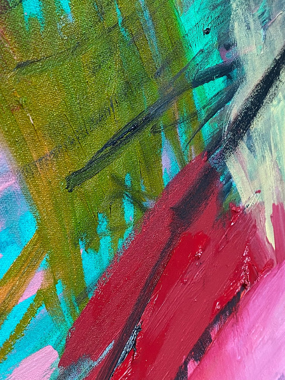 Shyness - Karl Bielik - Abstract Painting - Ideelart