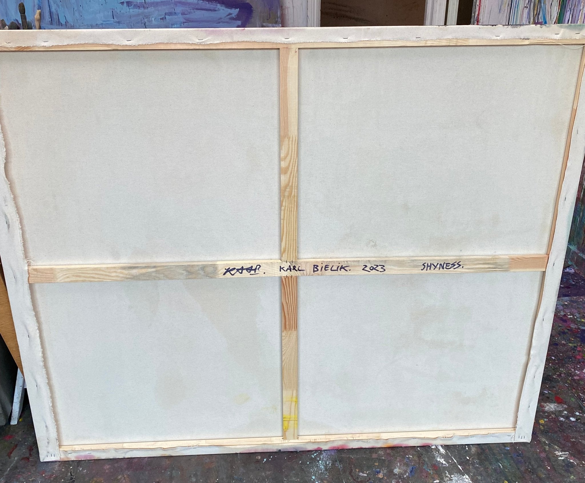 Shyness - Karl Bielik - Abstract Painting - Ideelart