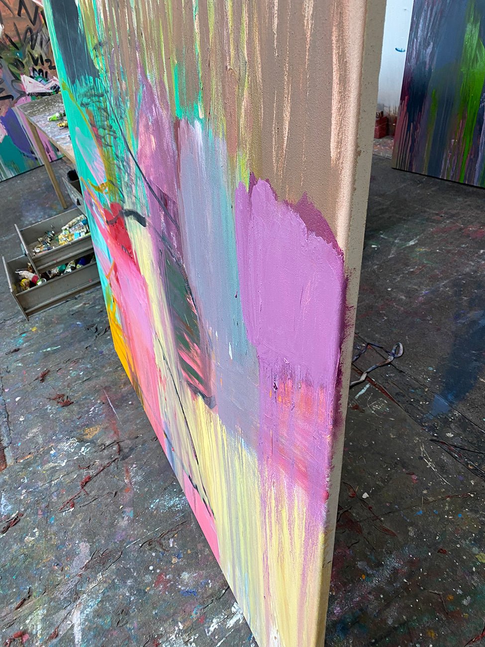 Shyness - Karl Bielik - Abstract Painting - Ideelart