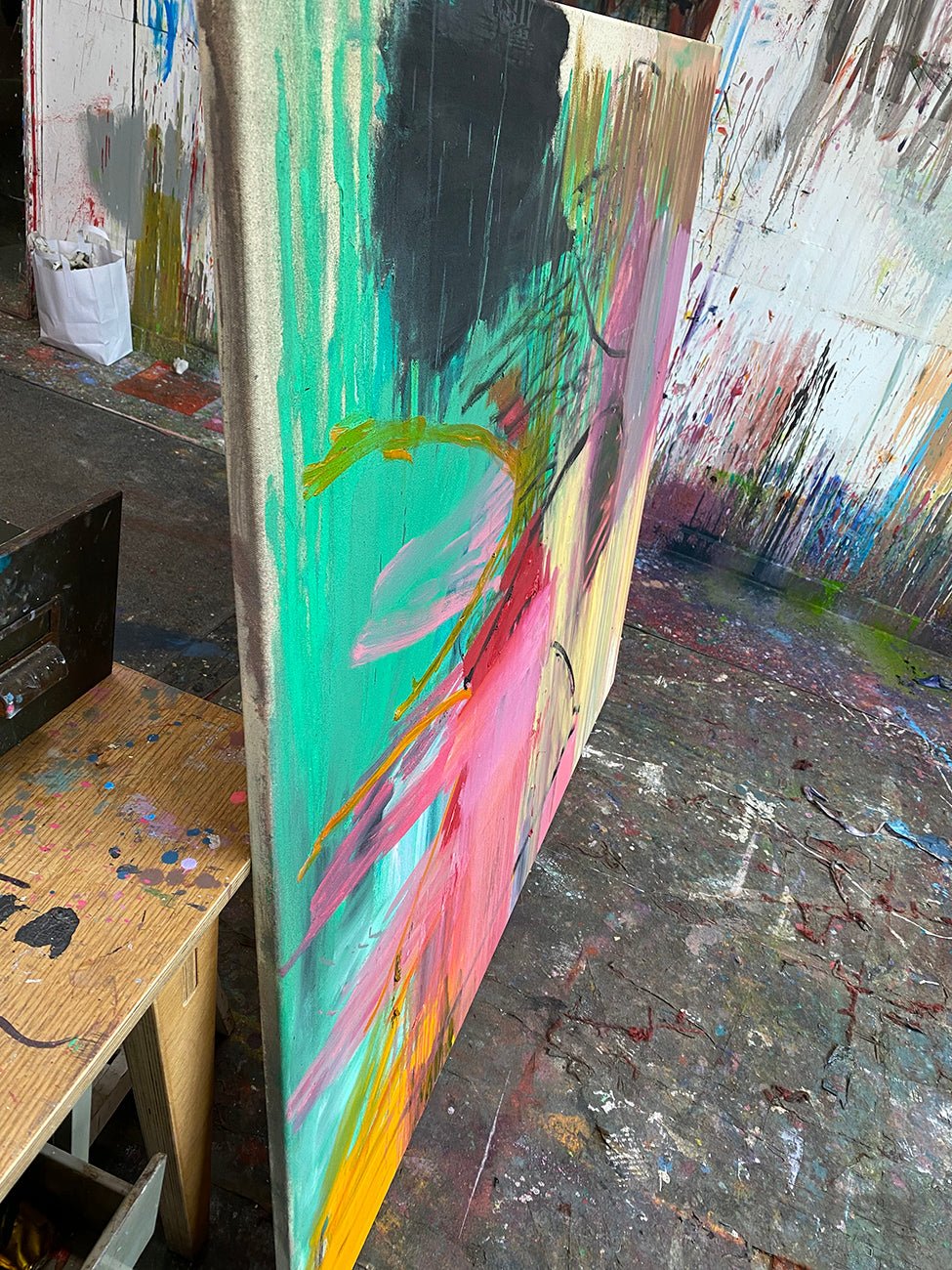 Shyness - Karl Bielik - Abstract Painting - Ideelart