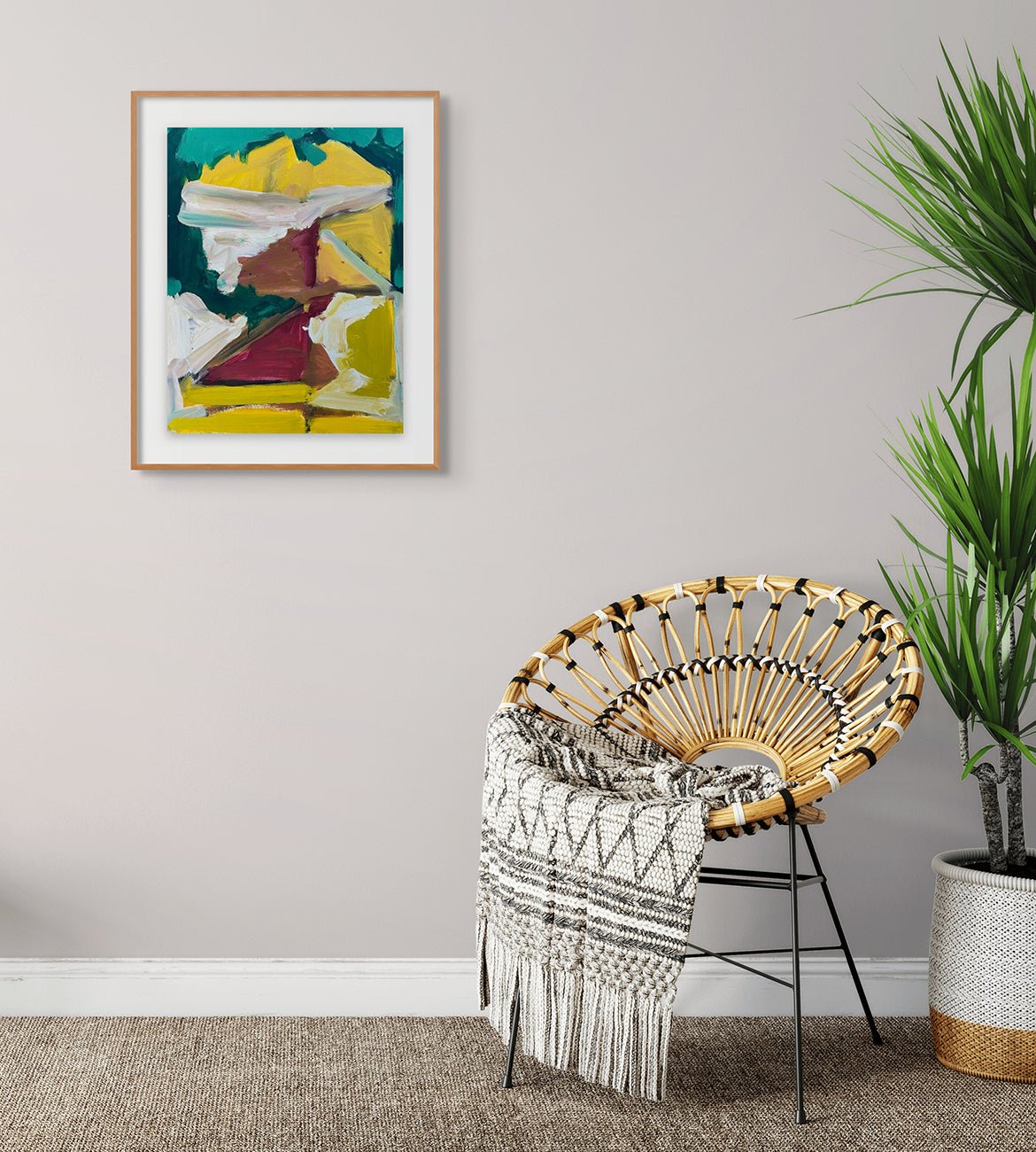 Slack - Karl Bielik - Abstract Painting - Ideelart