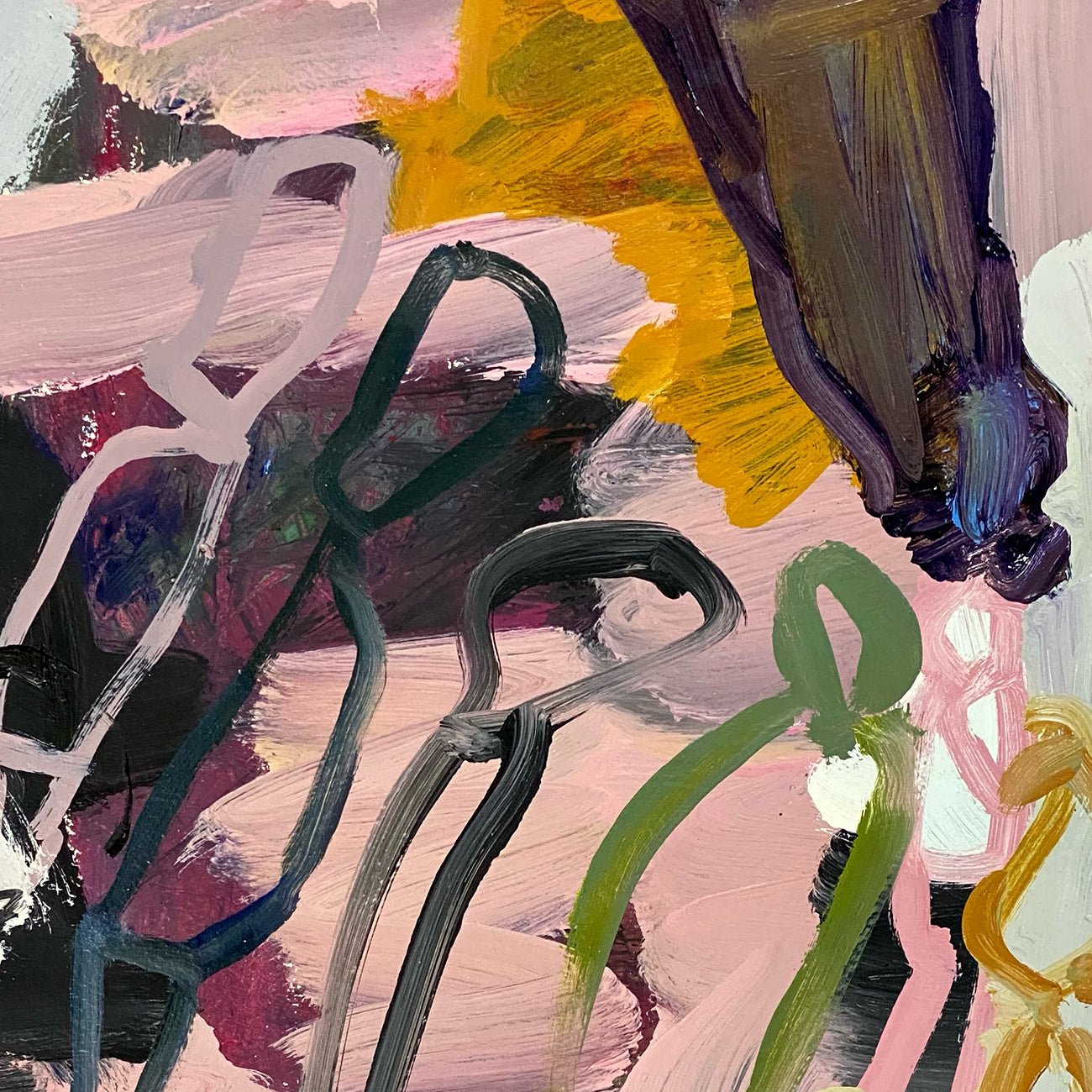 Slider - Karl Bielik - Abstract Painting - Ideelart