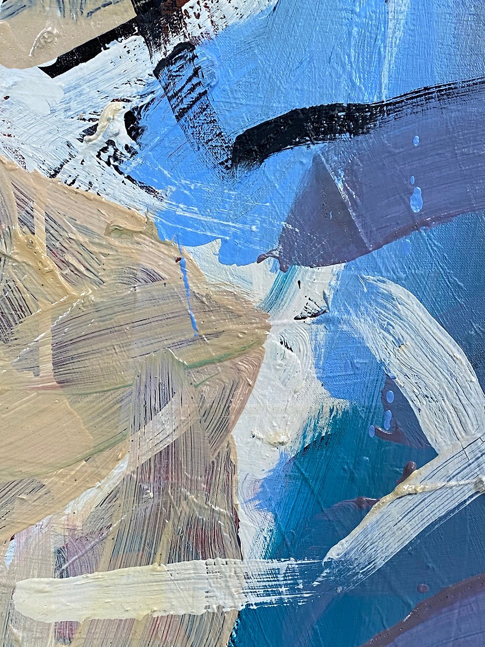 Smoke - Karl Bielik - Abstract Painting - Ideelart