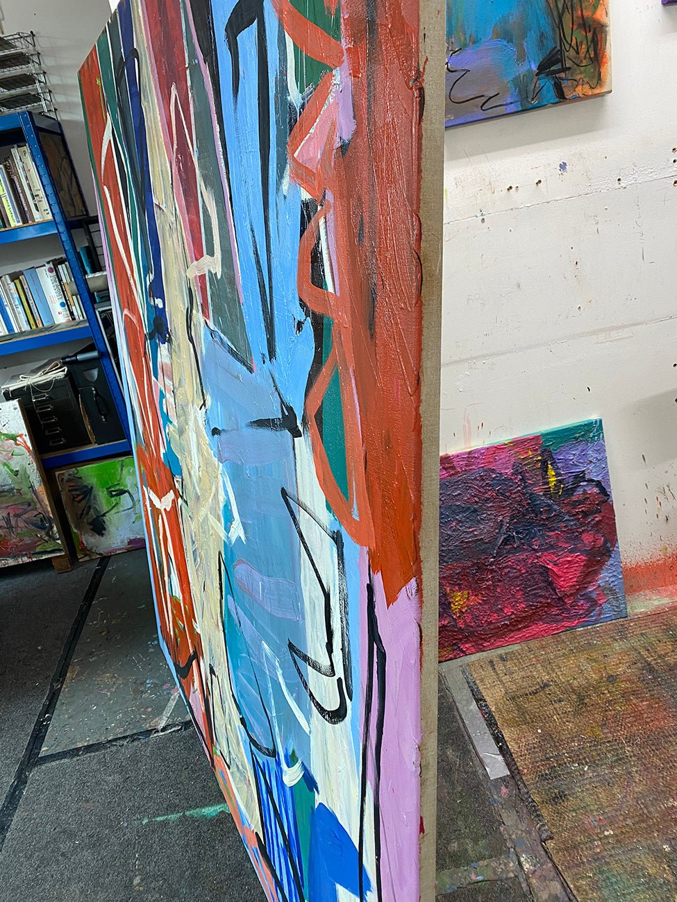 Smoke - Karl Bielik - Abstract Painting - Ideelart