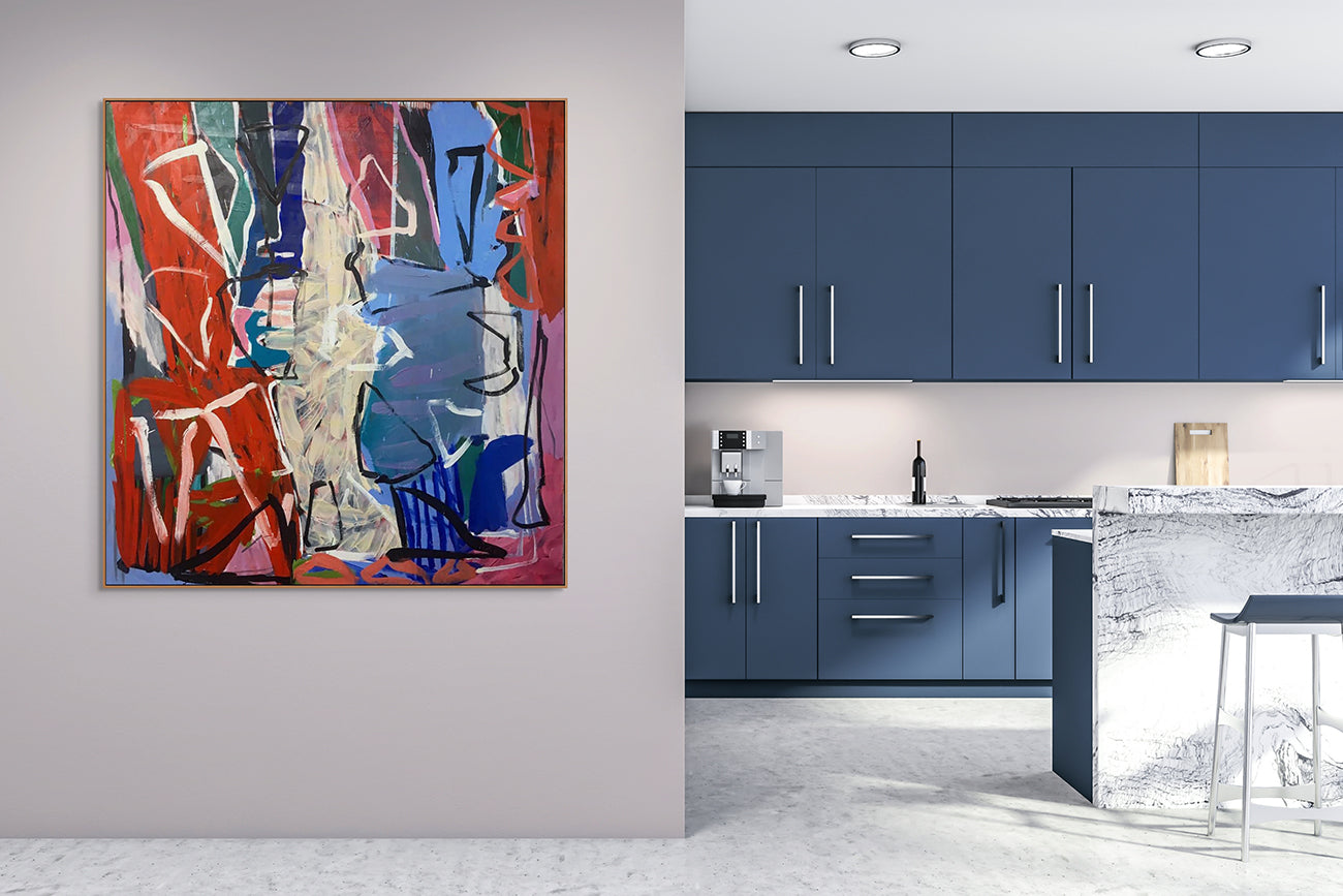 Smoke - Karl Bielik - Abstract Painting - Ideelart