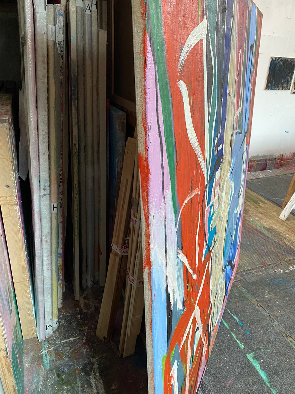 Smoke - Karl Bielik - Abstract Painting - Ideelart