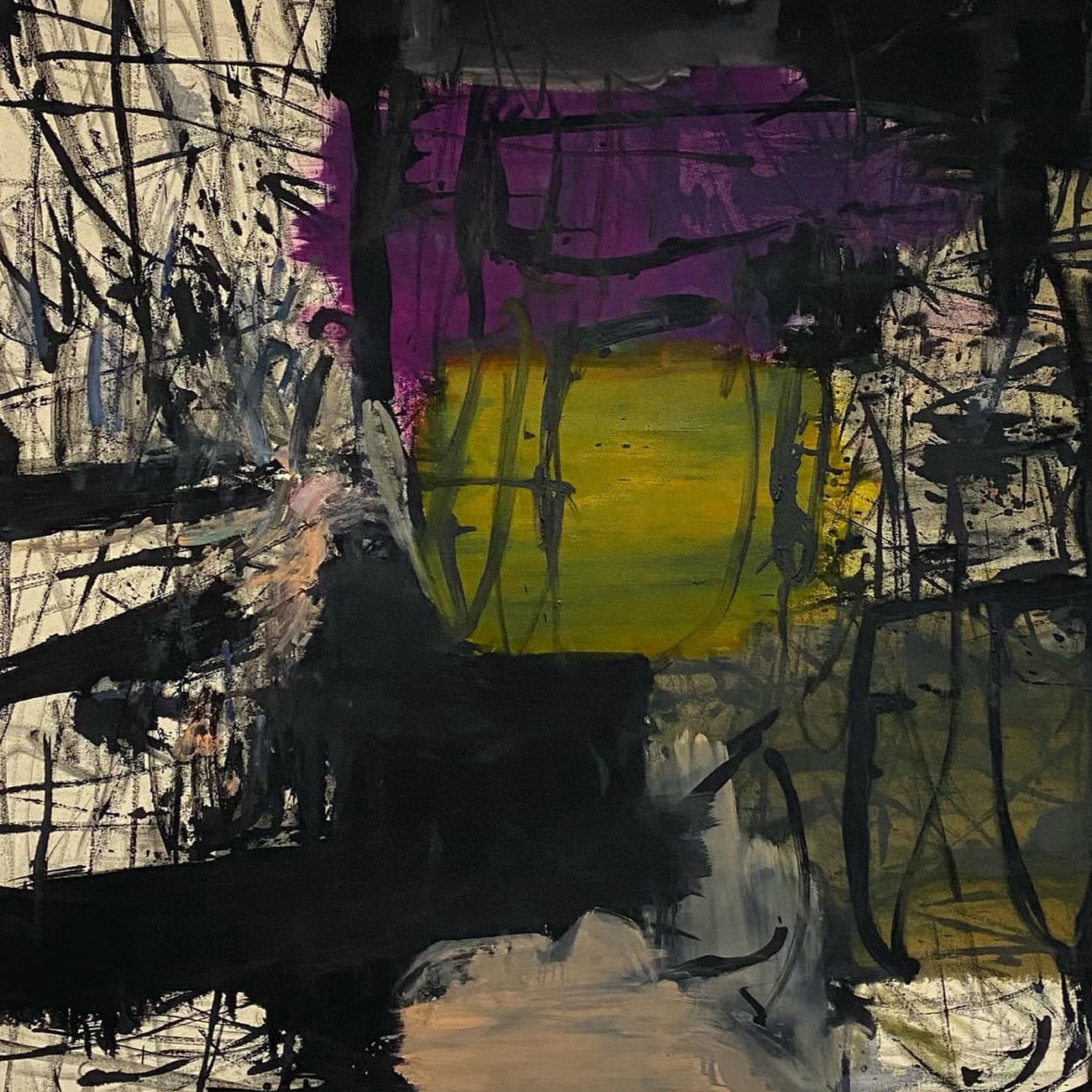 Stage - Karl Bielik - Abstract Painting - Ideelart