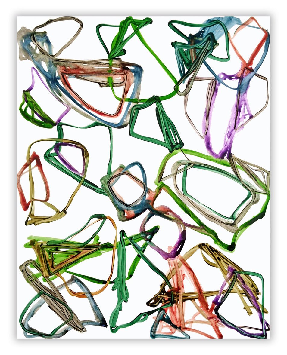 N°1119 - Jean - Daniel Salvat - Abstract Painting - Ideelart