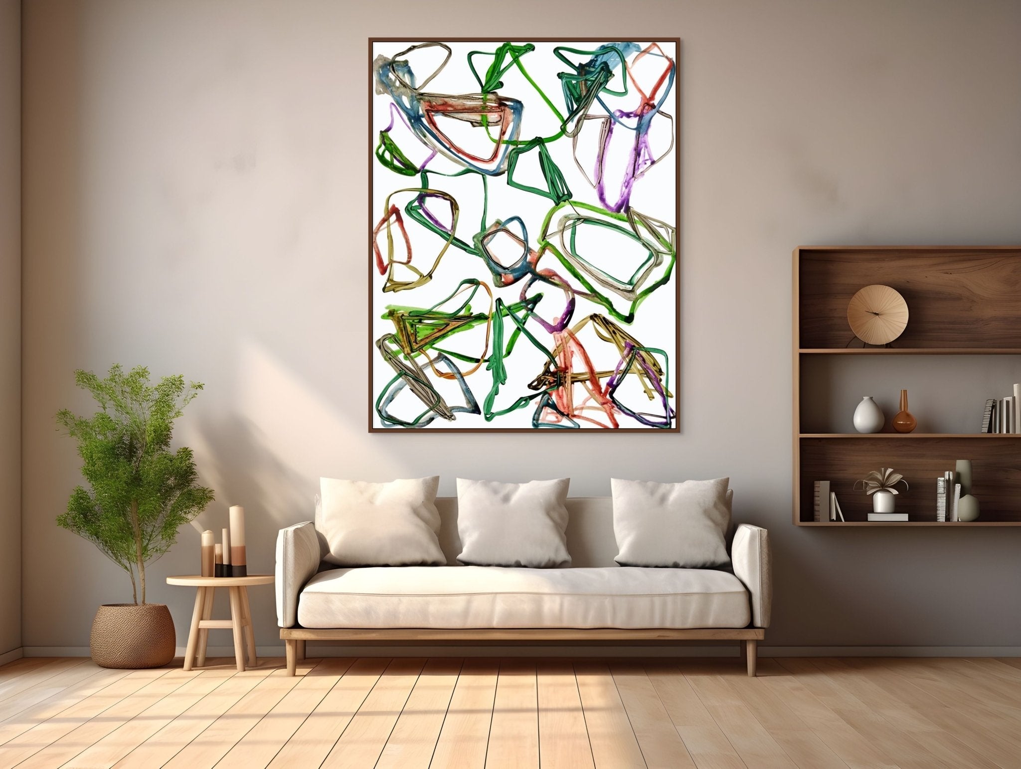 N°1119 - Jean - Daniel Salvat - Abstract Painting - Ideelart