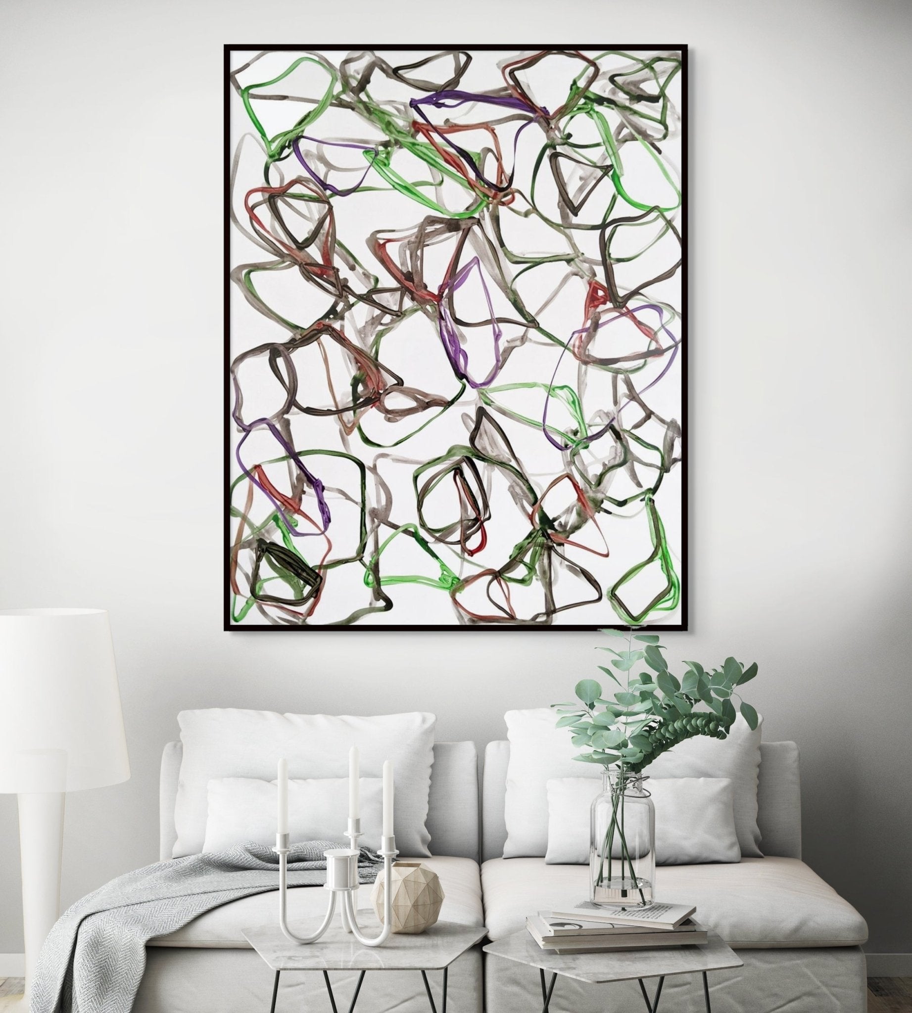 N°1122 - Jean - Daniel Salvat - Abstract Painting - Ideelart