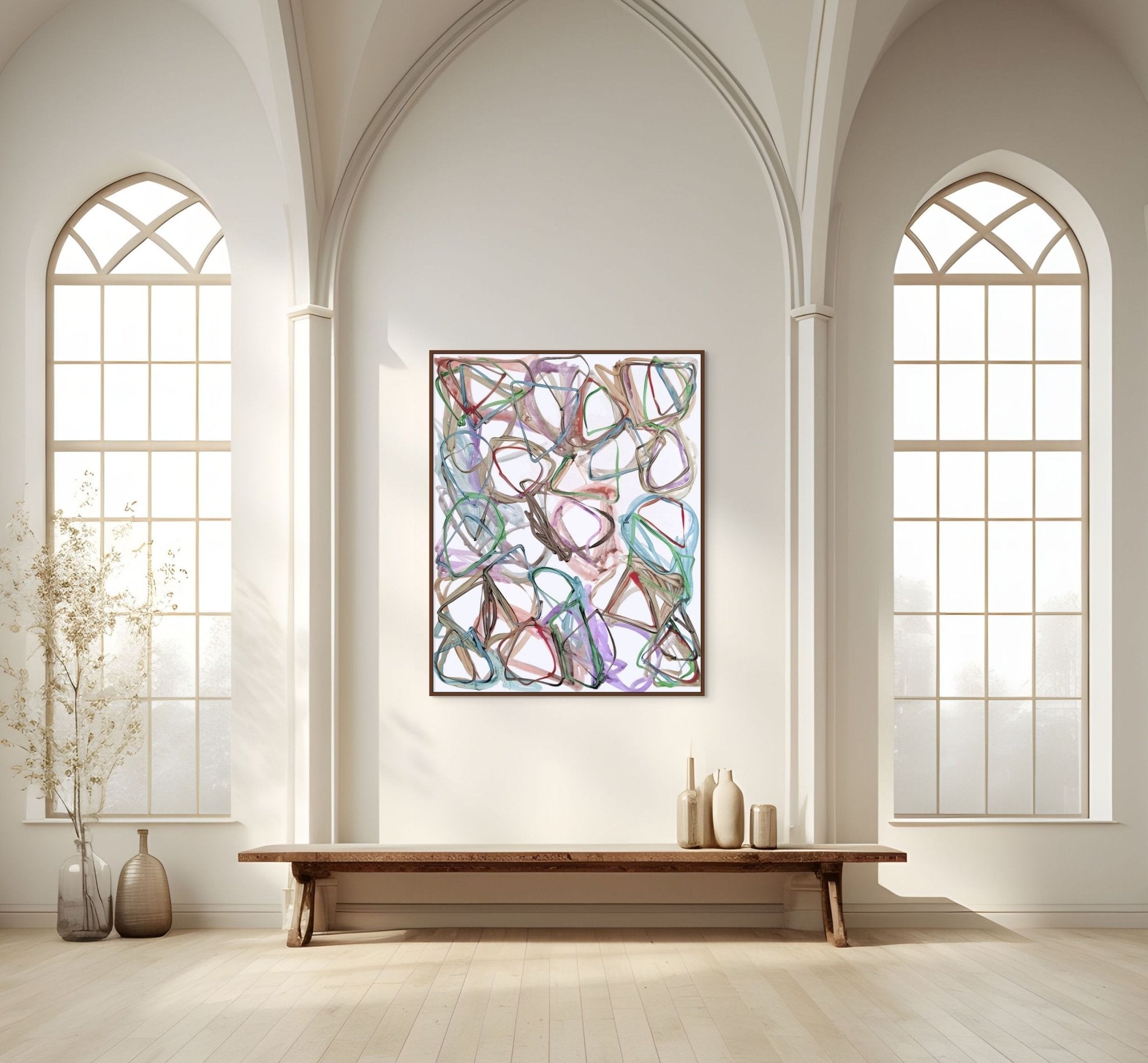 N°1135 - Jean - Daniel Salvat - Abstract Painting - Ideelart